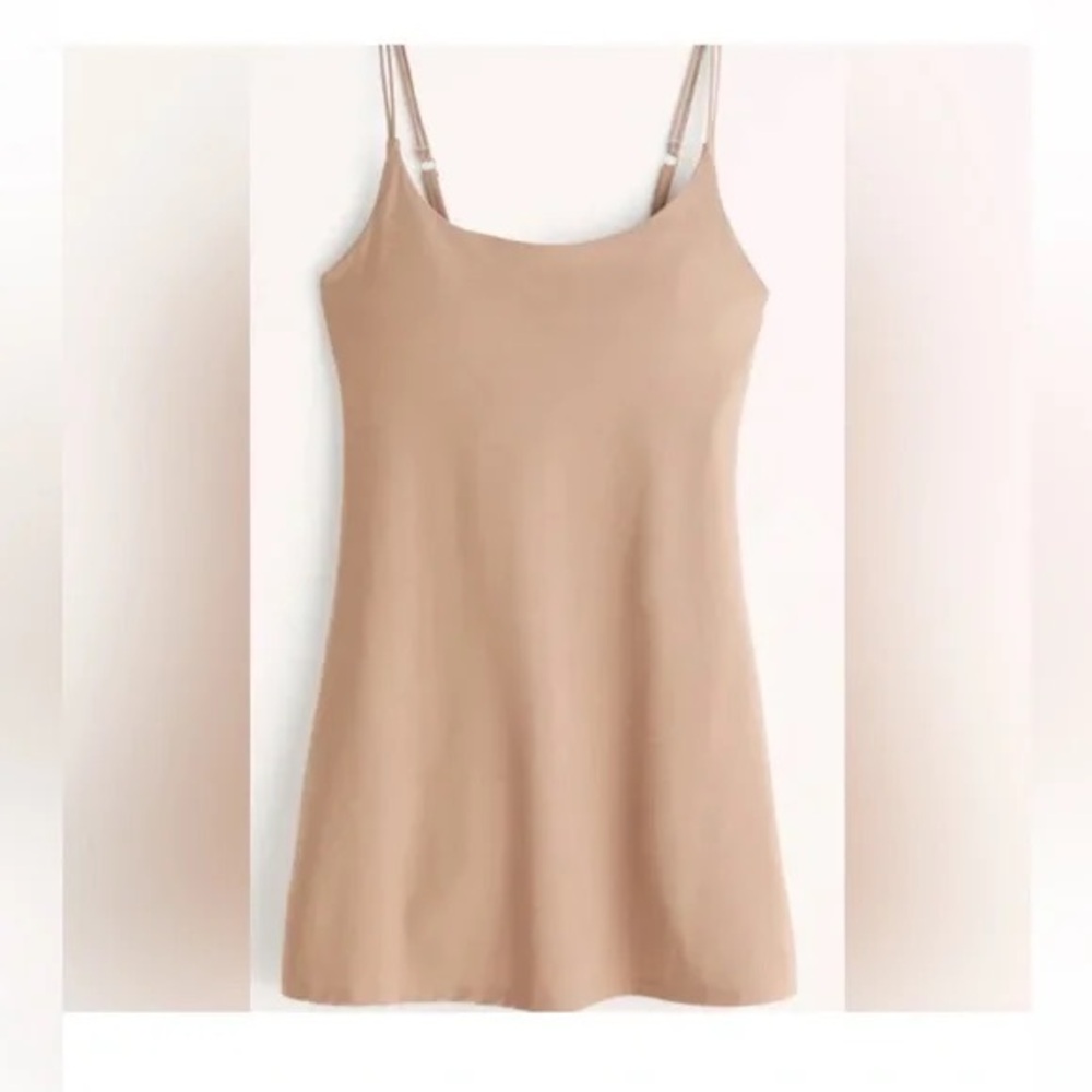 Brown / Tan / Nude Abercrombie Mini Traveler Dress size Medium